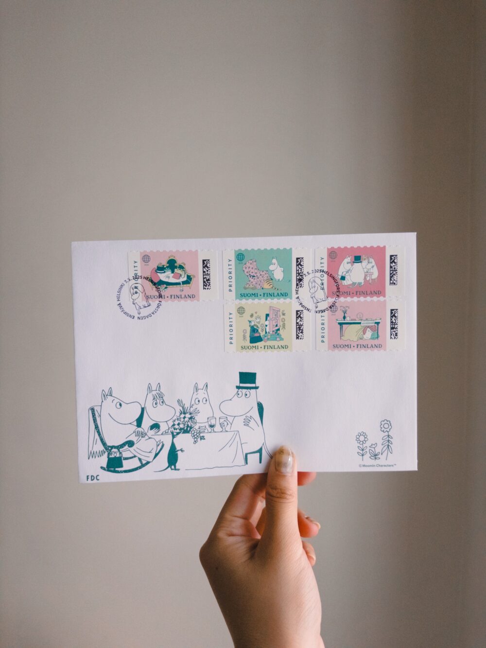 Moomin｜(🇫🇮)80週年首日封