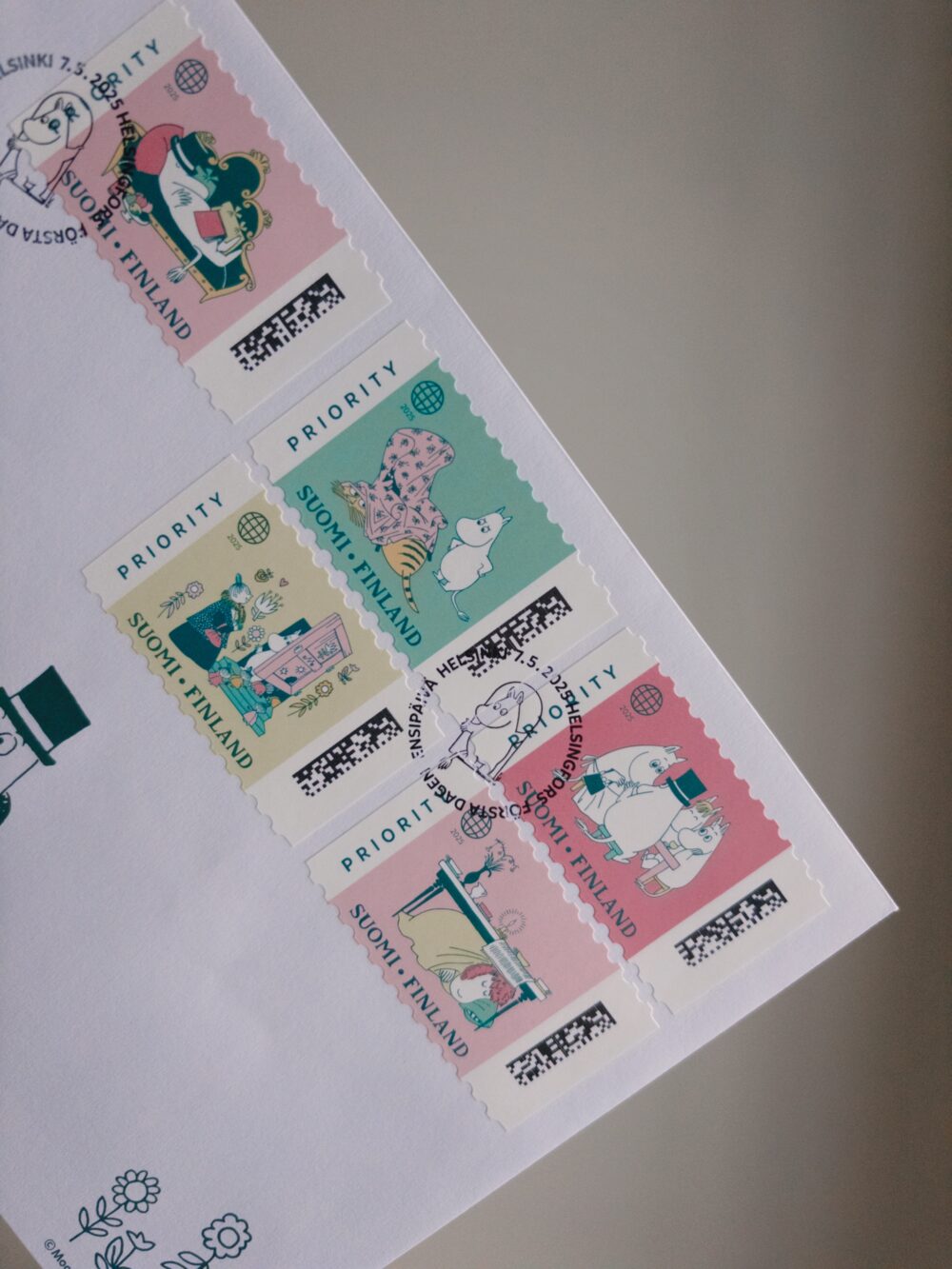 Moomin｜(🇫🇮)80週年首日封