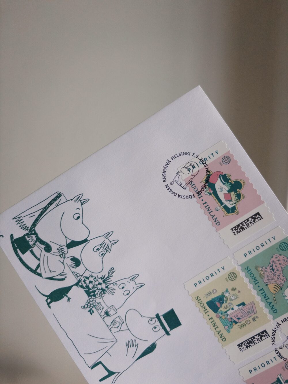 Moomin｜(🇫🇮)80週年首日封