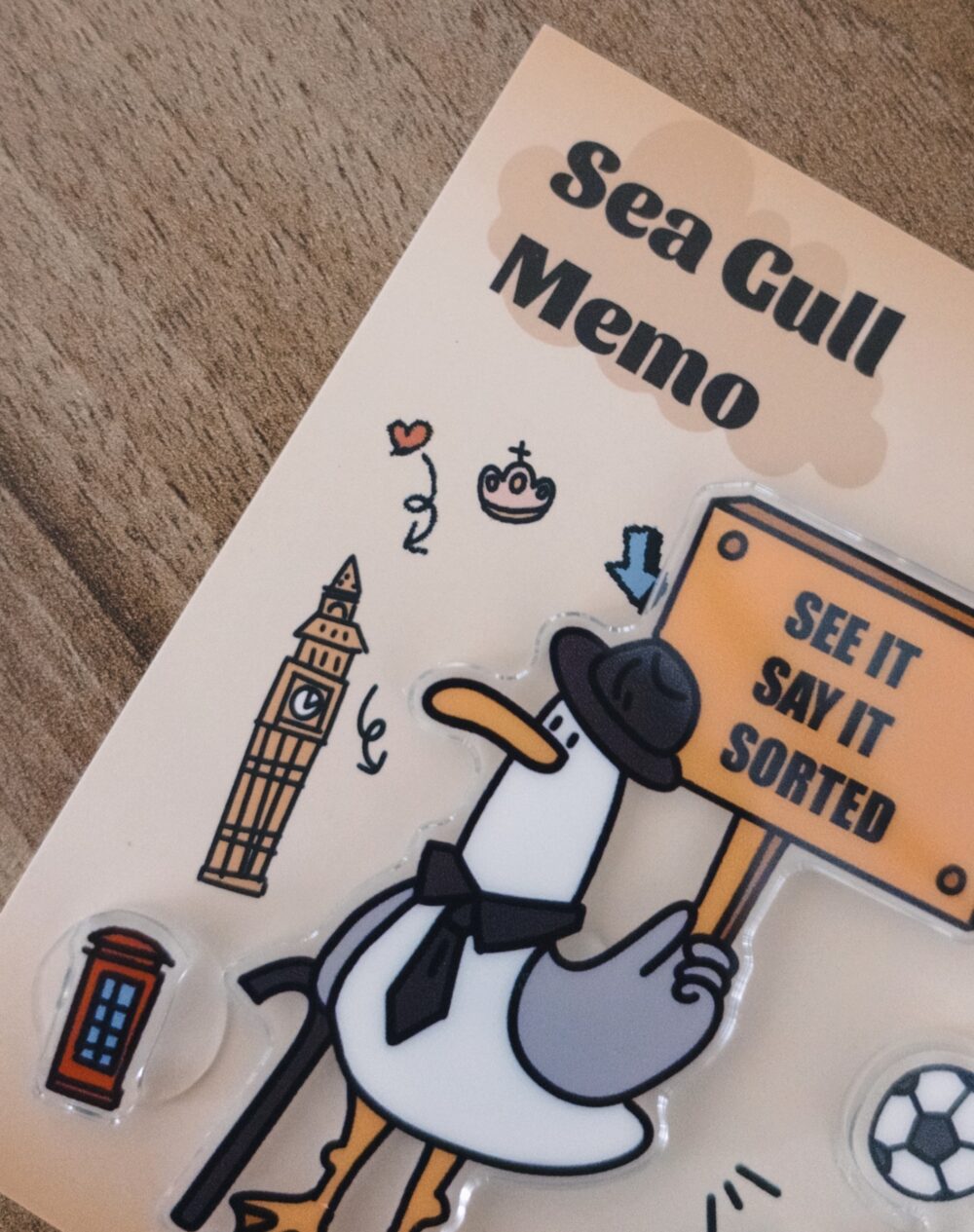 英國｜地鐵海鷗磁鐵