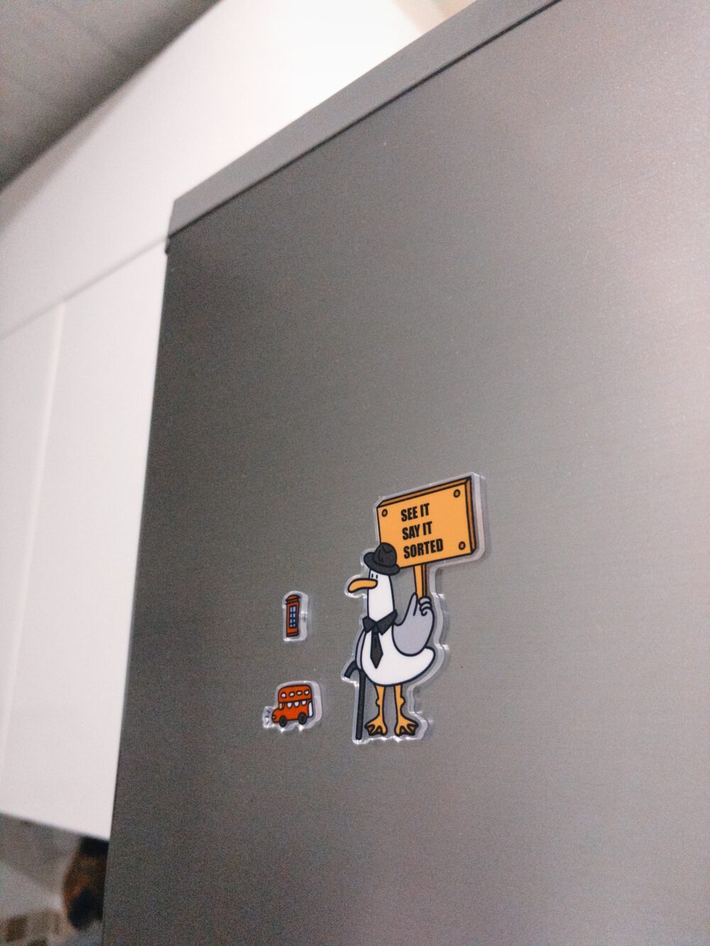 英國｜地鐵海鷗磁鐵