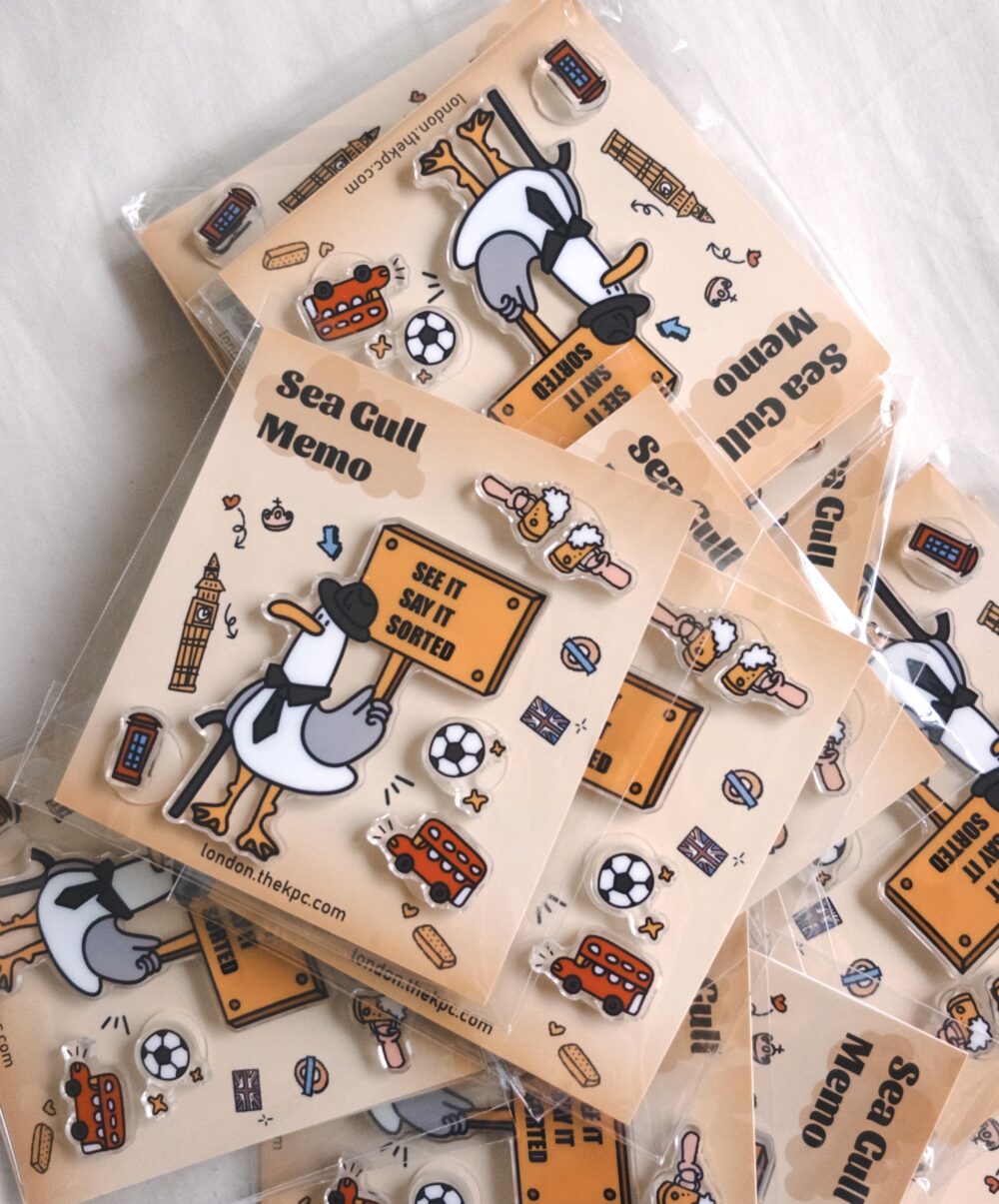 英國｜地鐵海鷗磁鐵