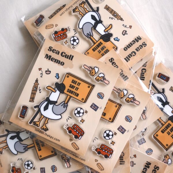 英國｜地鐵海鷗磁鐵