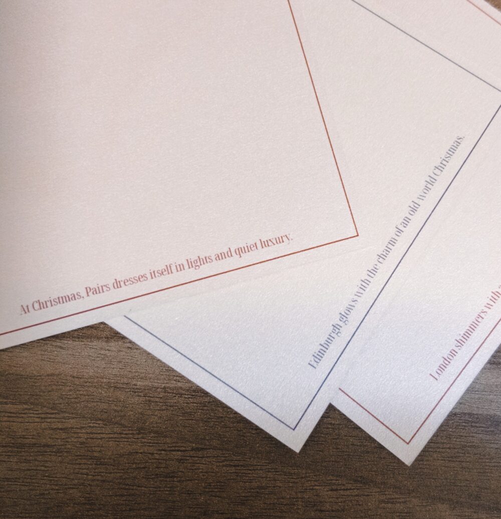 聖誕限定｜攝影明信片-歐洲佈置