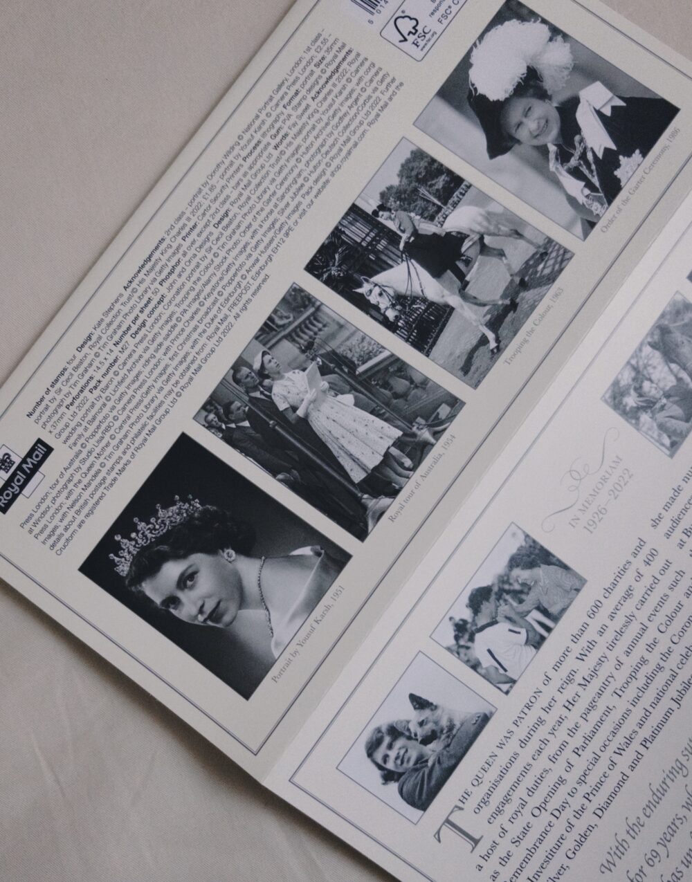 英國皇室｜2022女王黑白紀念套組