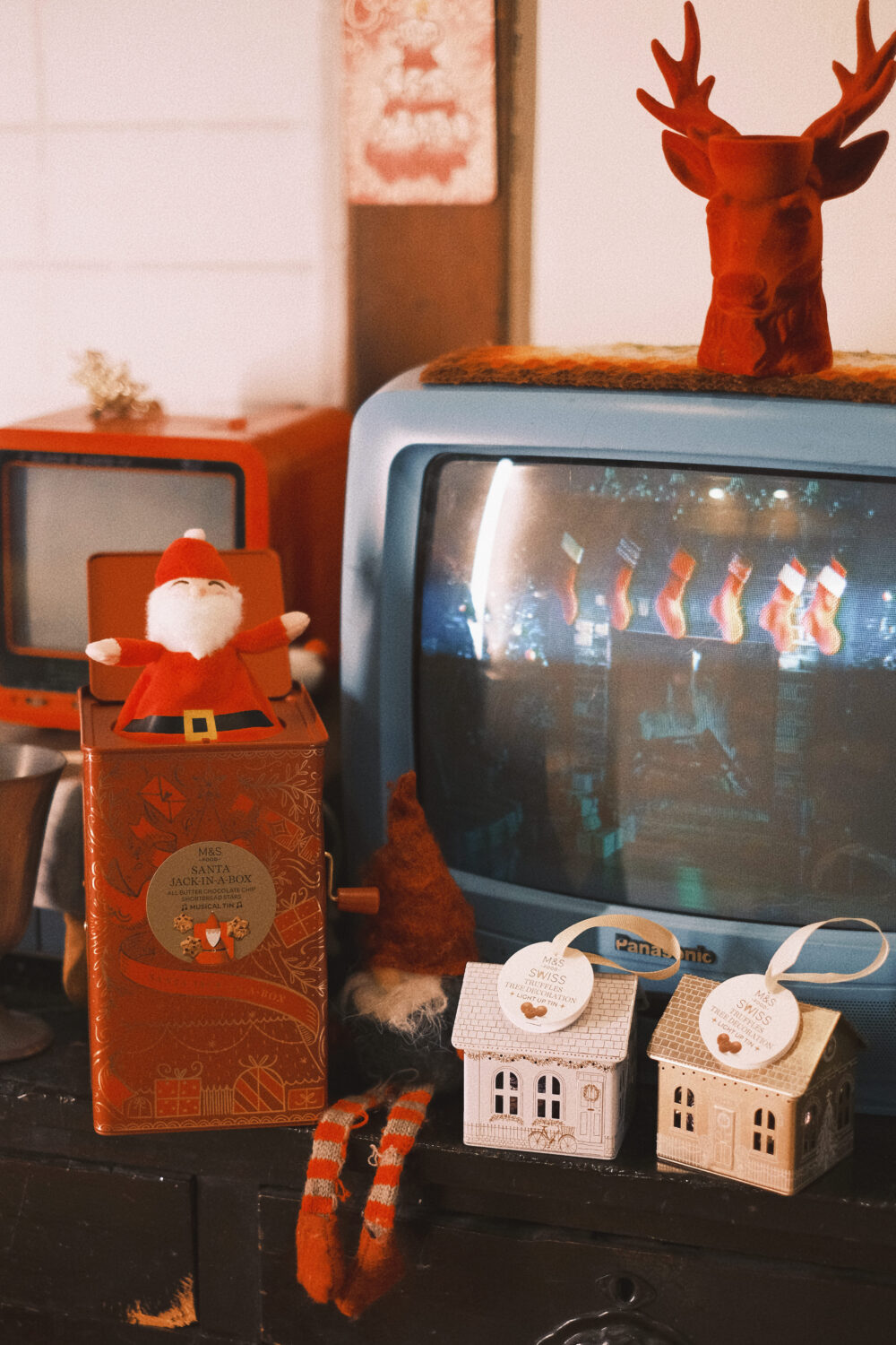 （預購）聖誕限定｜彈跳老公公餅乾音樂盒